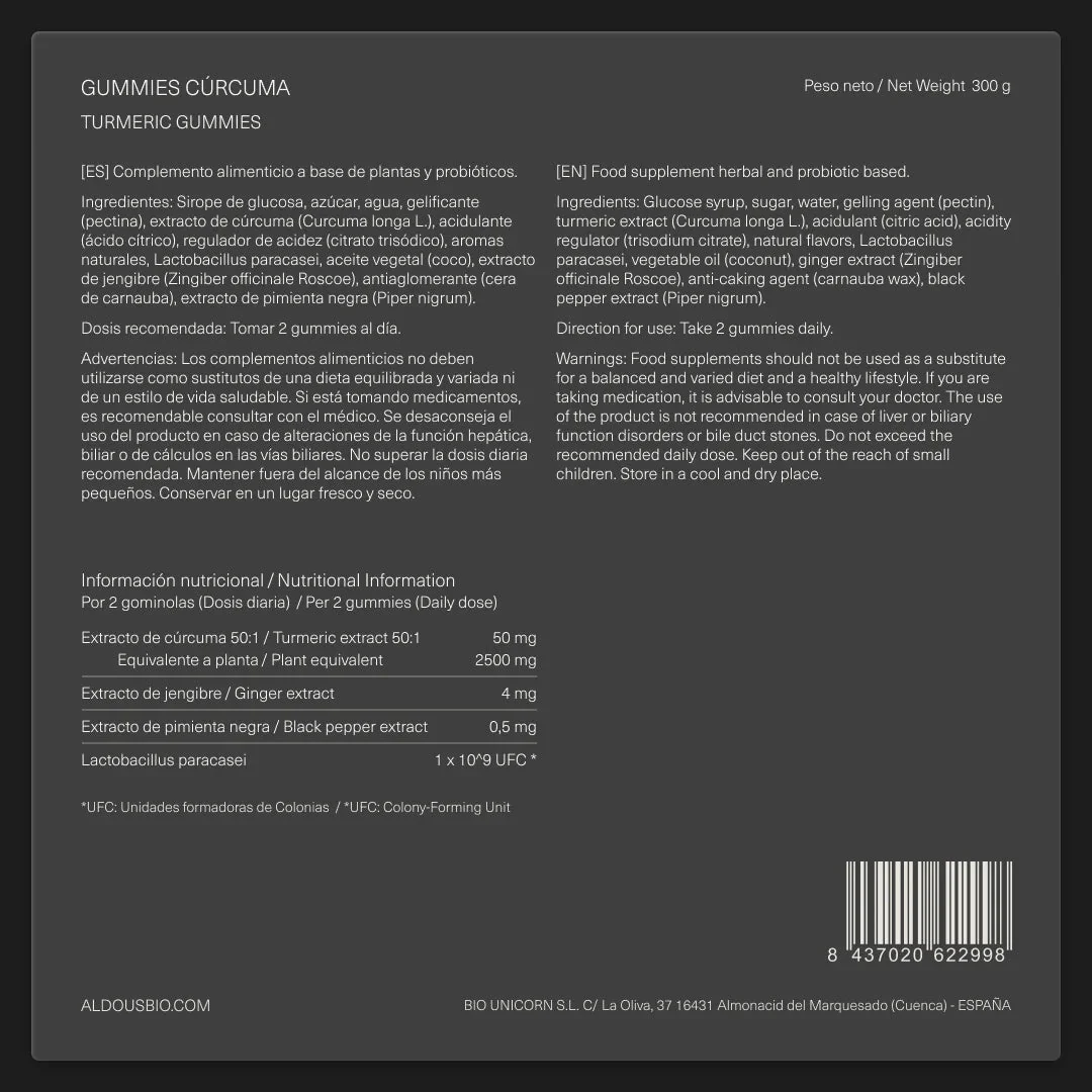 Cúrcuma con Probióticos en gominolas - Image 8