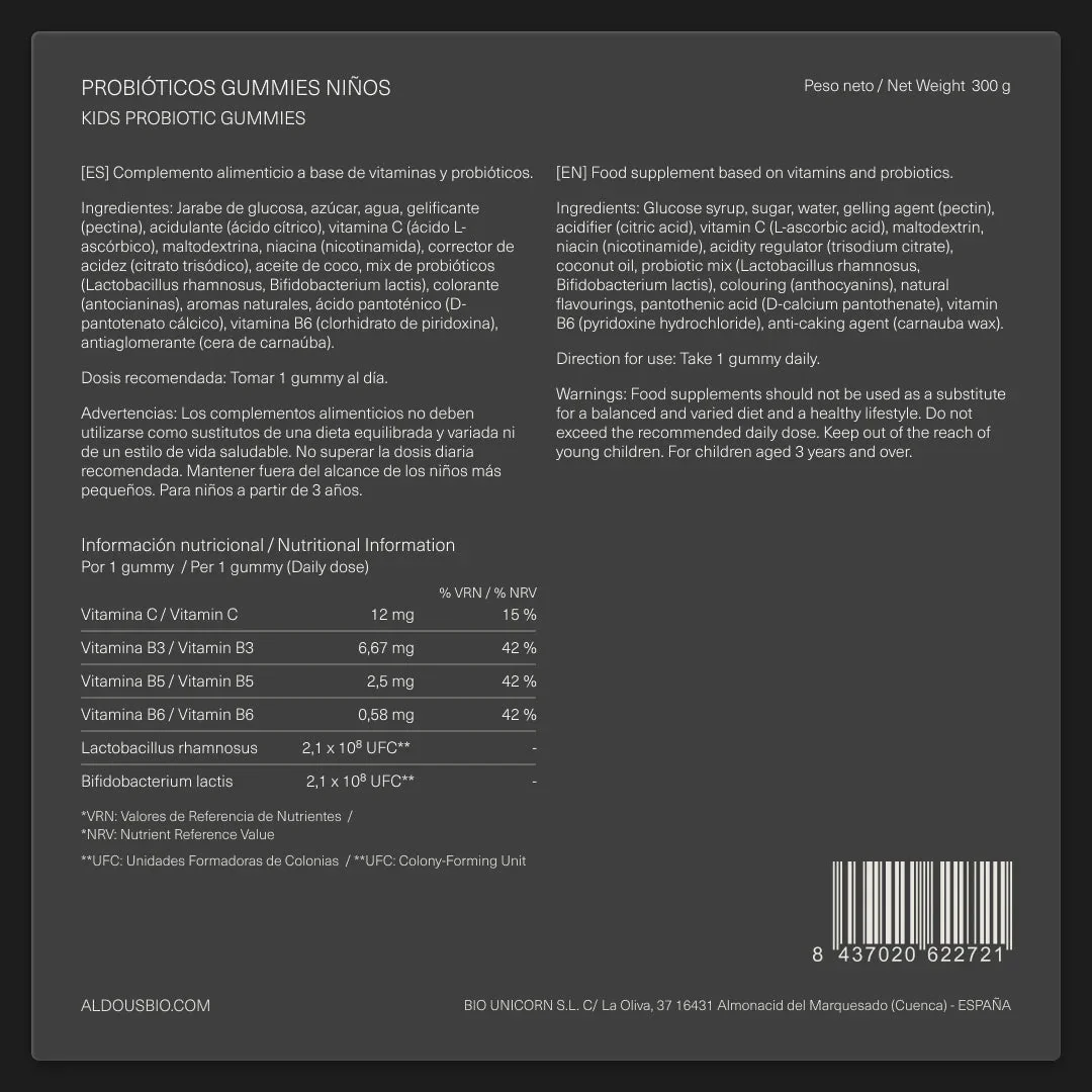 Probióticos con Vitaminas para niños en gominolas - Image 8