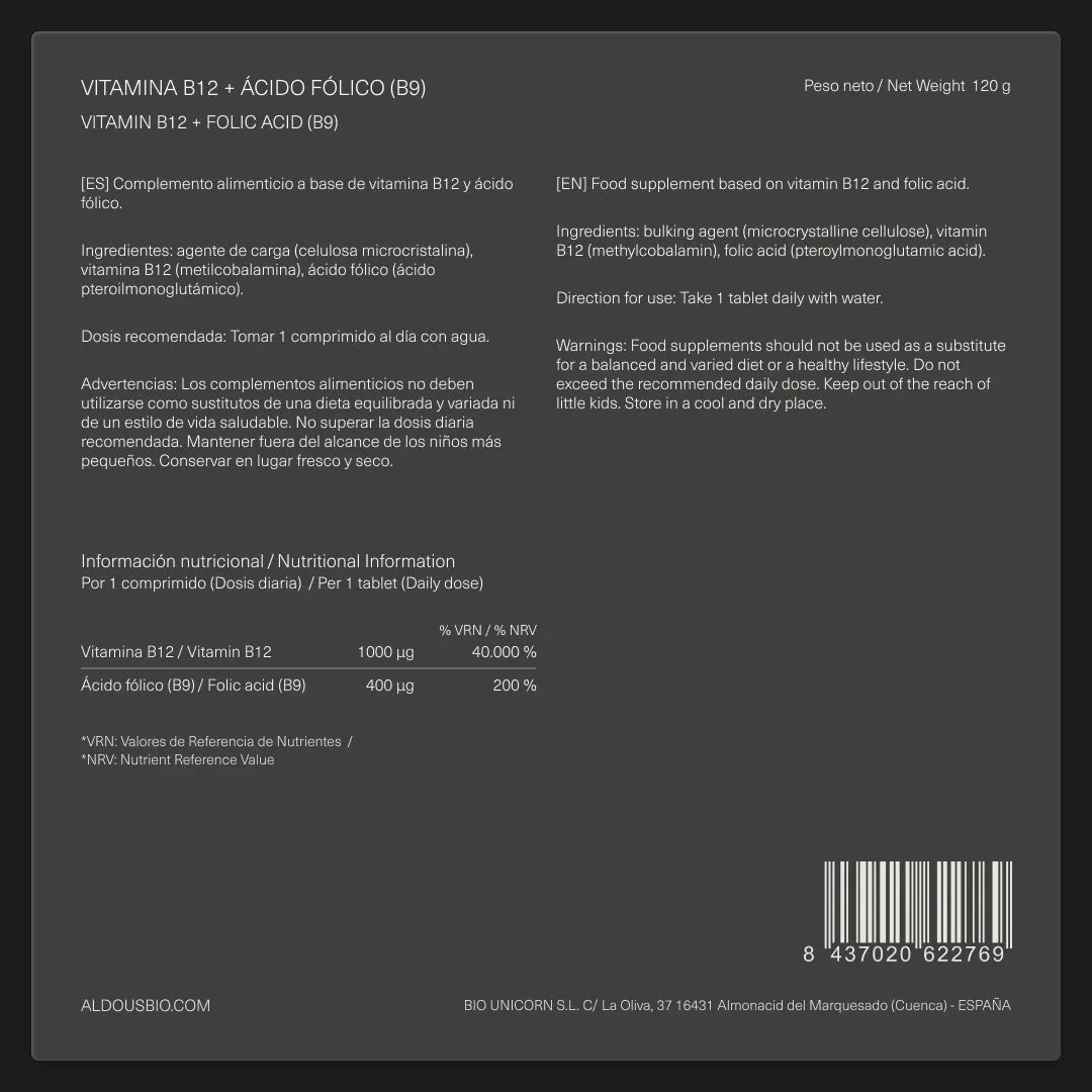 Vitamina B12 con Ácido Fólico - Image 7